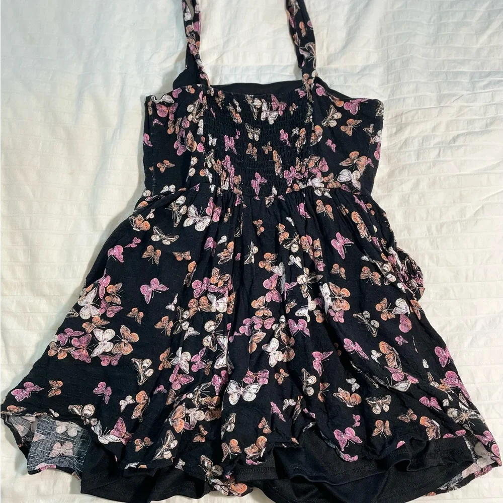 Art Class Black and Pink Butterfly Romper Girl's (XL) - Picture 1 of 4